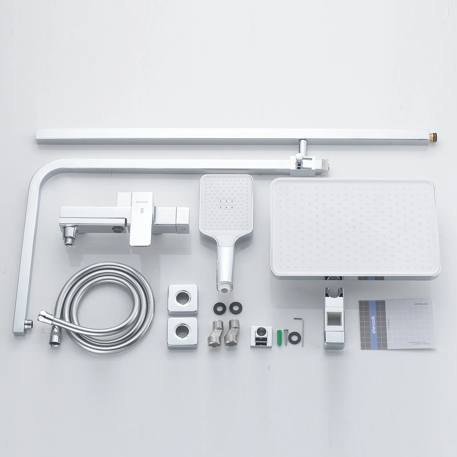Душевая система Shevanik S4636, хром