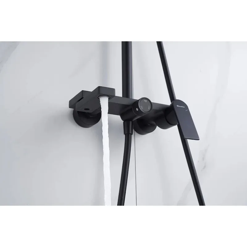 Душевая система Knotlor KN-72/BL, черный
