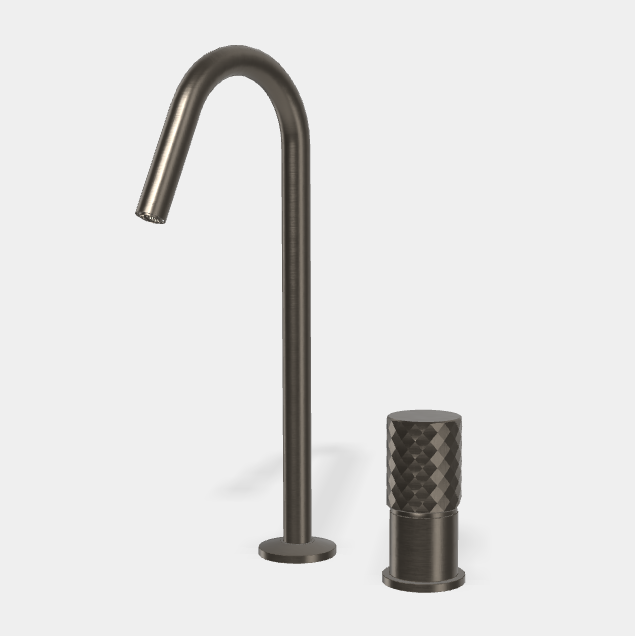 Смеситель для раковины Fima Carlo Frattini Spillo Tech, X Collection, брашированный черный хром (F3271TNCXCS)