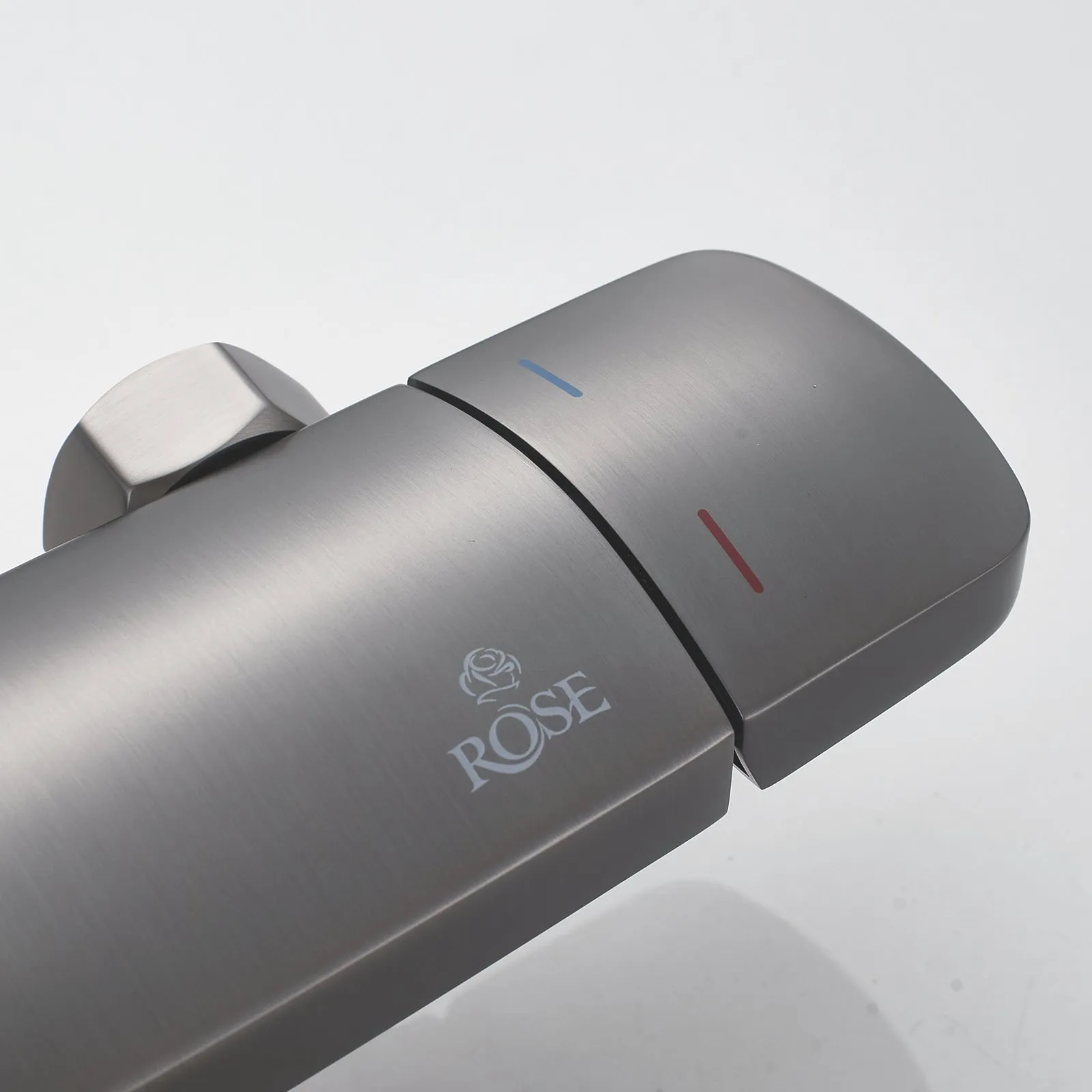 Душевая система Rose R3936T, оружейная сталь