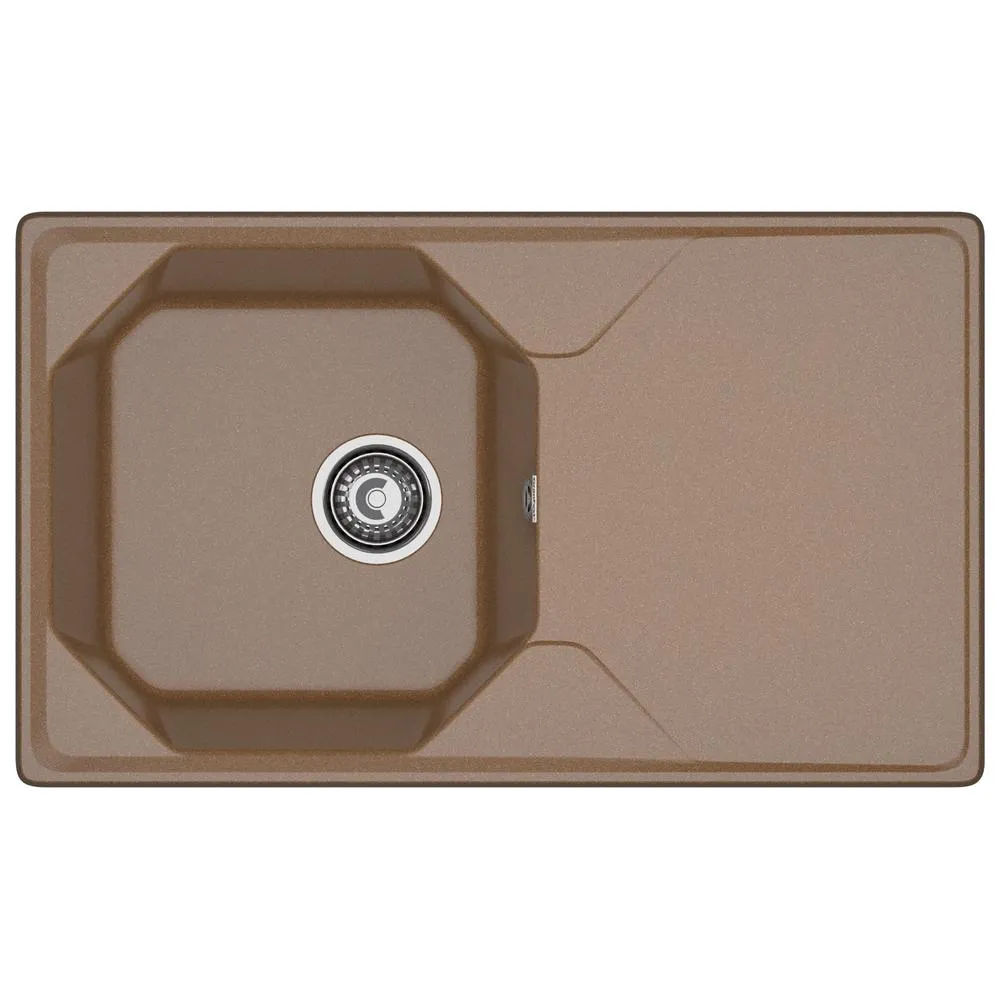 Кухонная мойка GranFest UNIQUE 840L, терракот