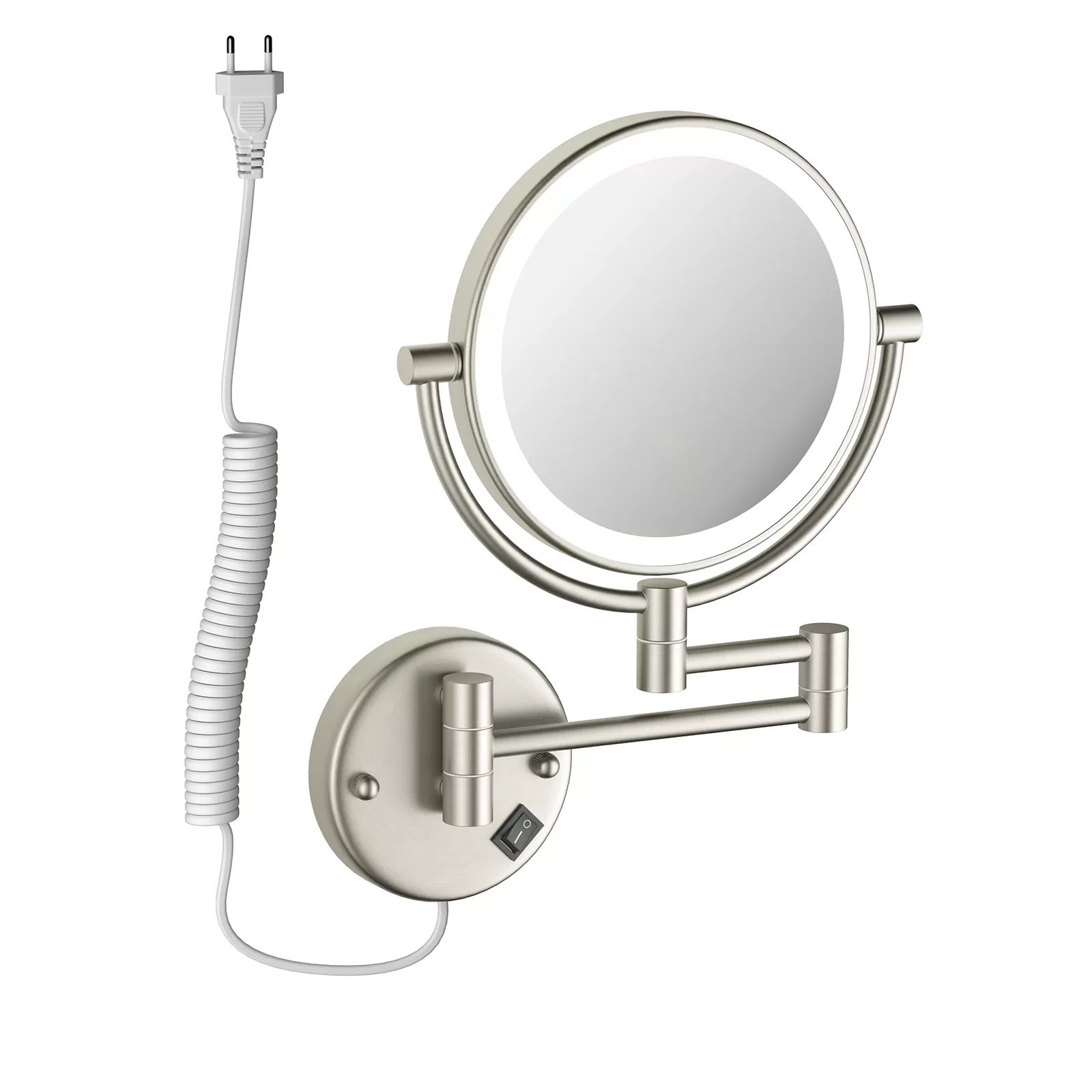 Зеркало с подсветкой Timo Saona никель (13376/13)