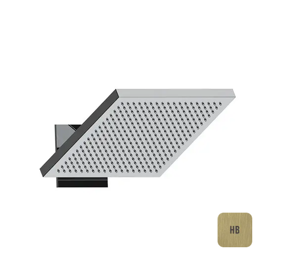 Верхний душ Almar Velvet, 234х234, High Brass Brushed PVD (E044300.HB)