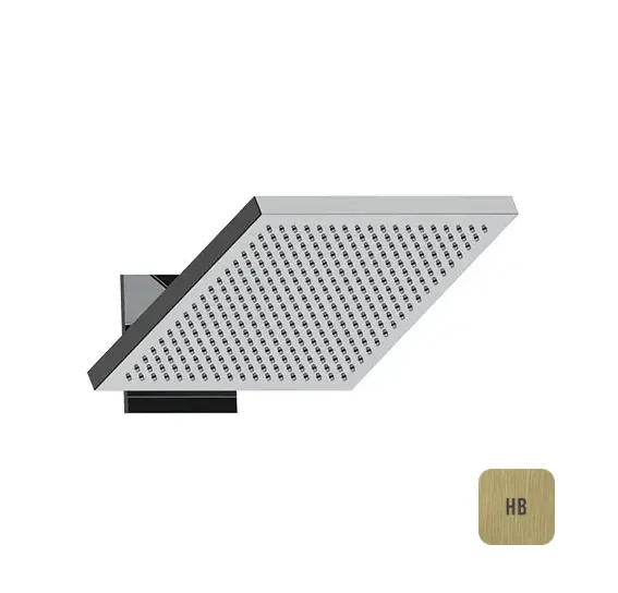 Верхний душ Almar Velvet, 234х234, High Brass Brushed PVD (E044300.HB)