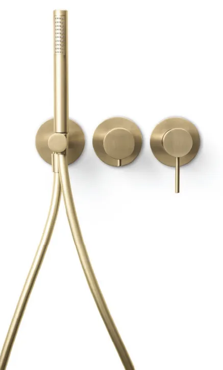 Смеситель для душа Fima Carlo Frattini Spillo Up, брашированный шампань (F3049WX8HS)