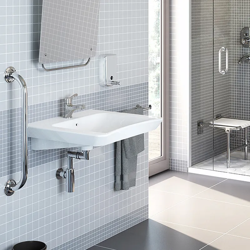 Раковина подвесная VitrA Conforma 60 см для людей с ограниченными возможностями 5289B003-0001, белый