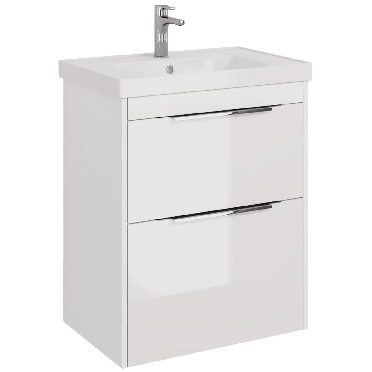 Тумба под раковину подвесная/напольная Dreja Prime 70 см, белый