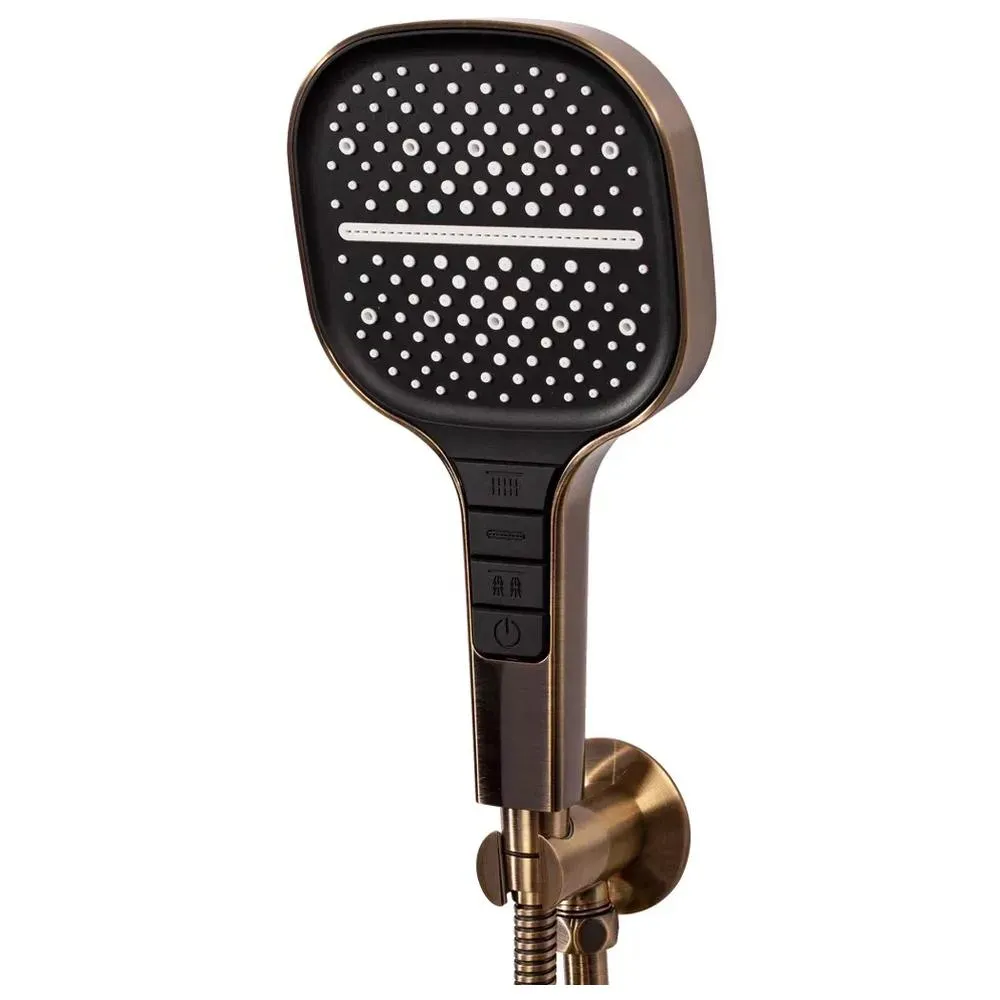 Душевая система встраиваемая (без излива) Hansberge H6090BR, бронза