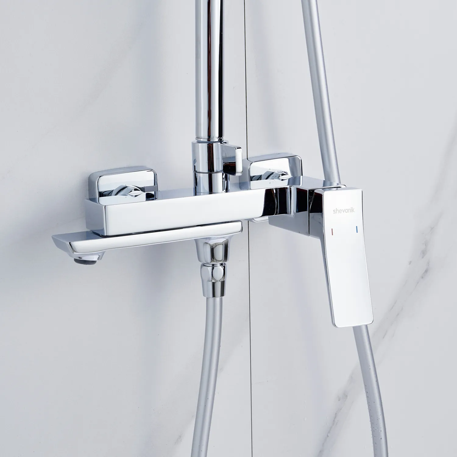 Душевая система Shevanik S4436, хром