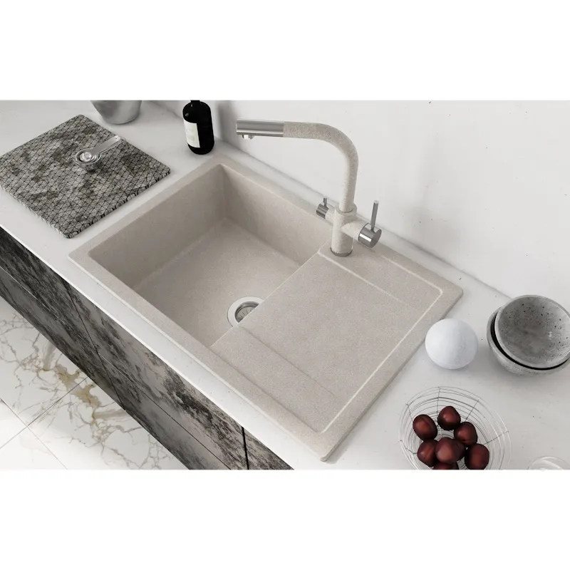 Кухонная мойка Dr. Gans ТЕХНО 25.030.D0760.408, серый