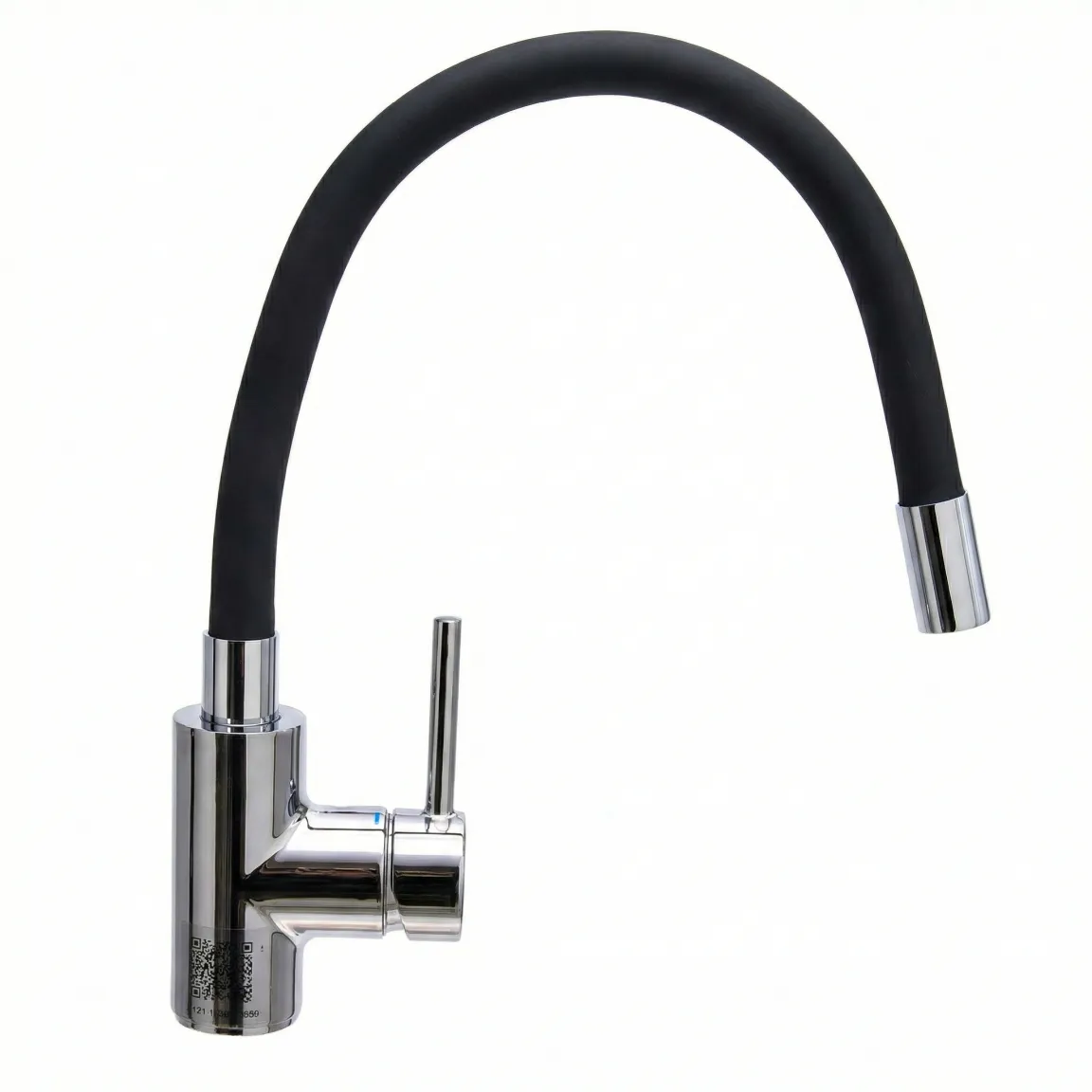 Смеситель для кухни с гибким изливом черный BRAVAT (F7800931CP-SW)