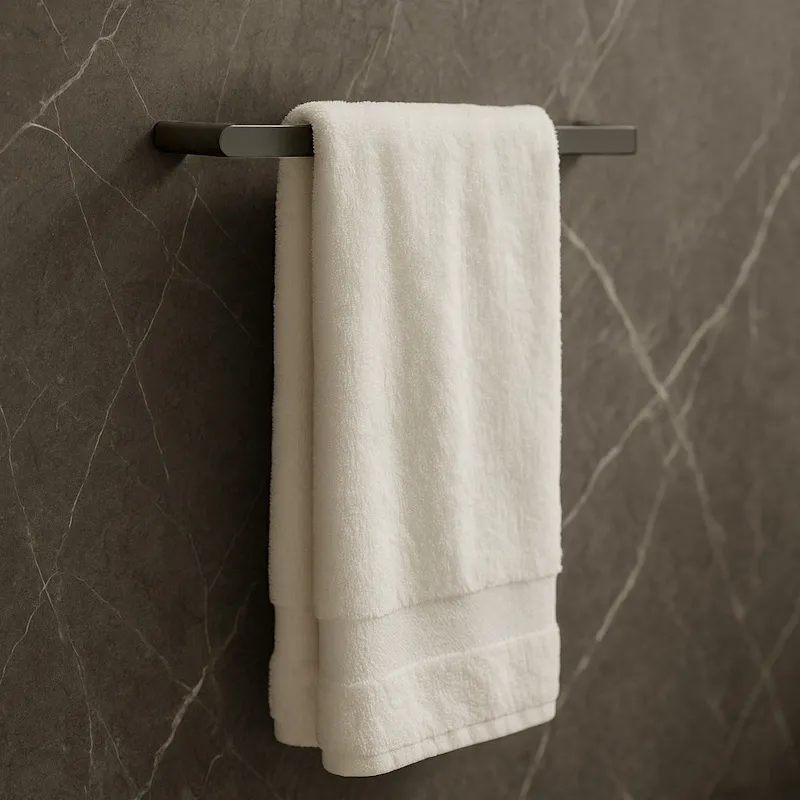 Полотенцедержатель Knotlor SB102GM, оружейная сталь