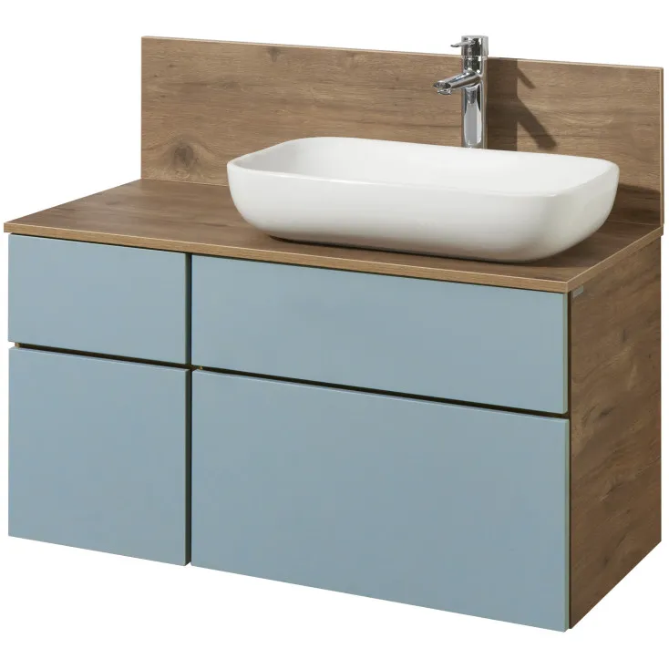 1A2569K2MIX30 Набор Aquaton: 1A256901MIX30 Тумба-умывальник Мишель 100 Дуб Рустикальный/ 1AX169WBXX000 Раковина Инфинити/ 1A256703MIDR0 ЛВДСП