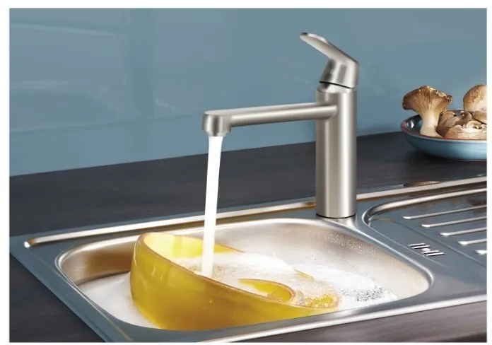 Смеситель для кухни стандартный Grohe Eurosmart Cosmopolitan, нержавеющая сталь (30193DC0)