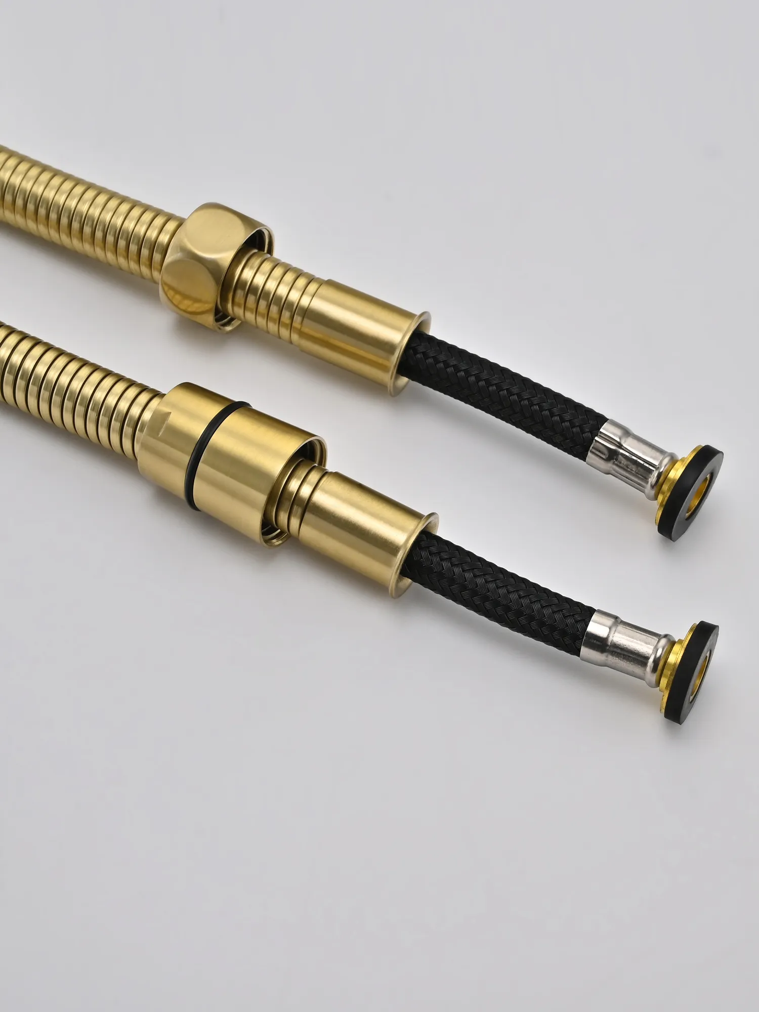 Гигиенический душ со смесителем Rose R245G, золотой сатин