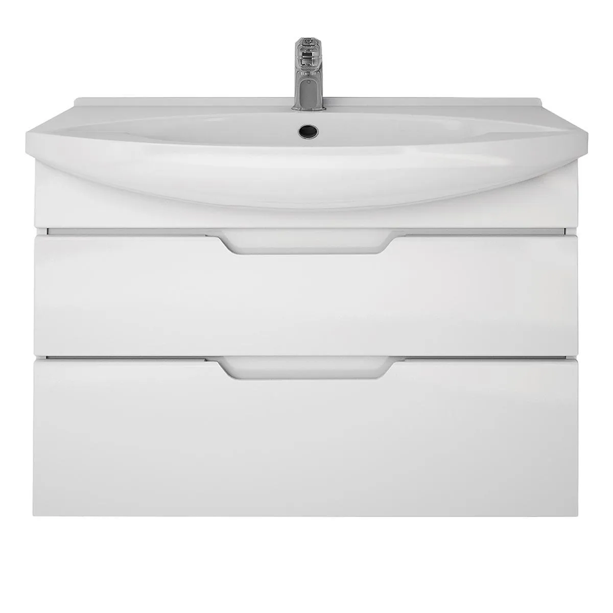 Тумба с раковиной подвесная/напольная Dreja Laguna Plus 105 см, белый