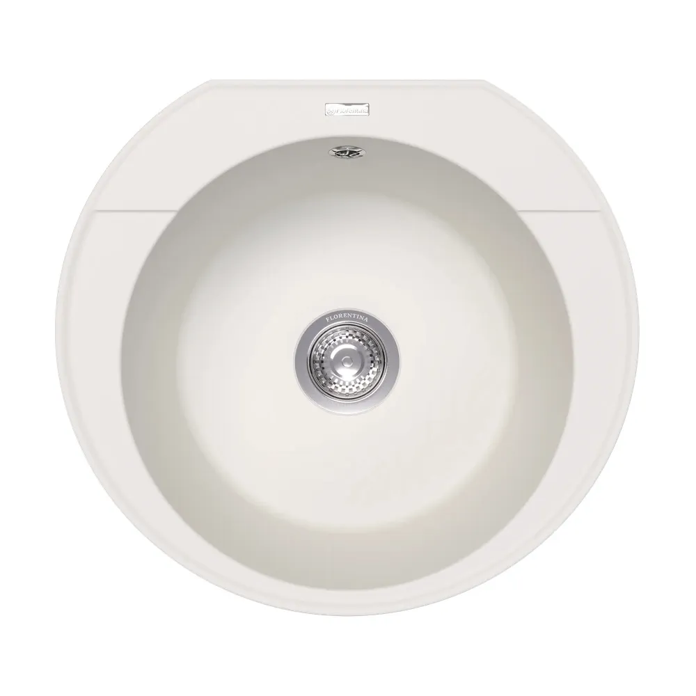 Мойка кухонная иск. камень Флорентина "Эльба" 555х510 жасмин FS (20.145.C0555.201)