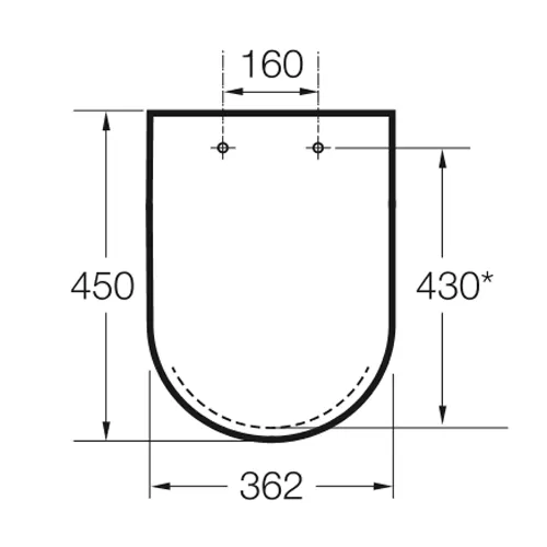 Крышка для чаши Roca Meridian 8012A000B
