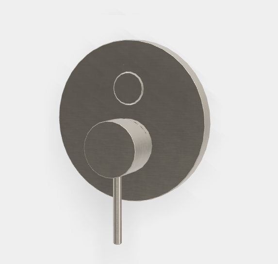 Смеситель для душа Fima Carlo Frattini Spillo Up, на 2 потребителя, никель брошированный (F3039E2SN)