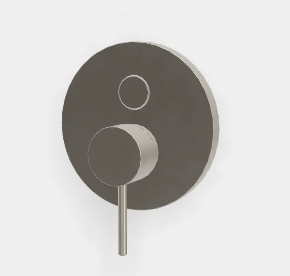 Смеситель для душа Fima Carlo Frattini Spillo Up, на 2 потребителя, никель брошированный (F3039E2SN)