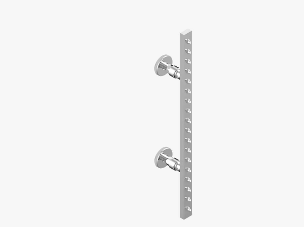 Планка гидромассажная THG Hirondelles Gold stamped, поворотная 600х110х60, хром (A4L A02 900)