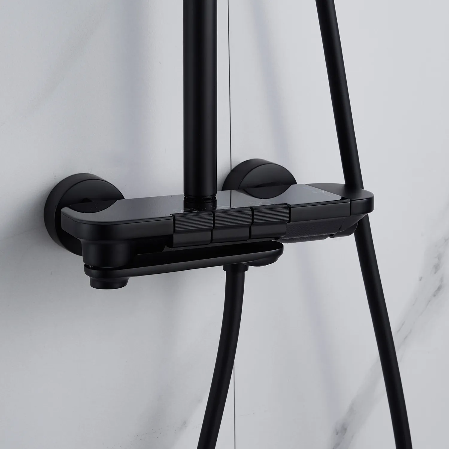 Душевая система Shevanik S4726H, черный