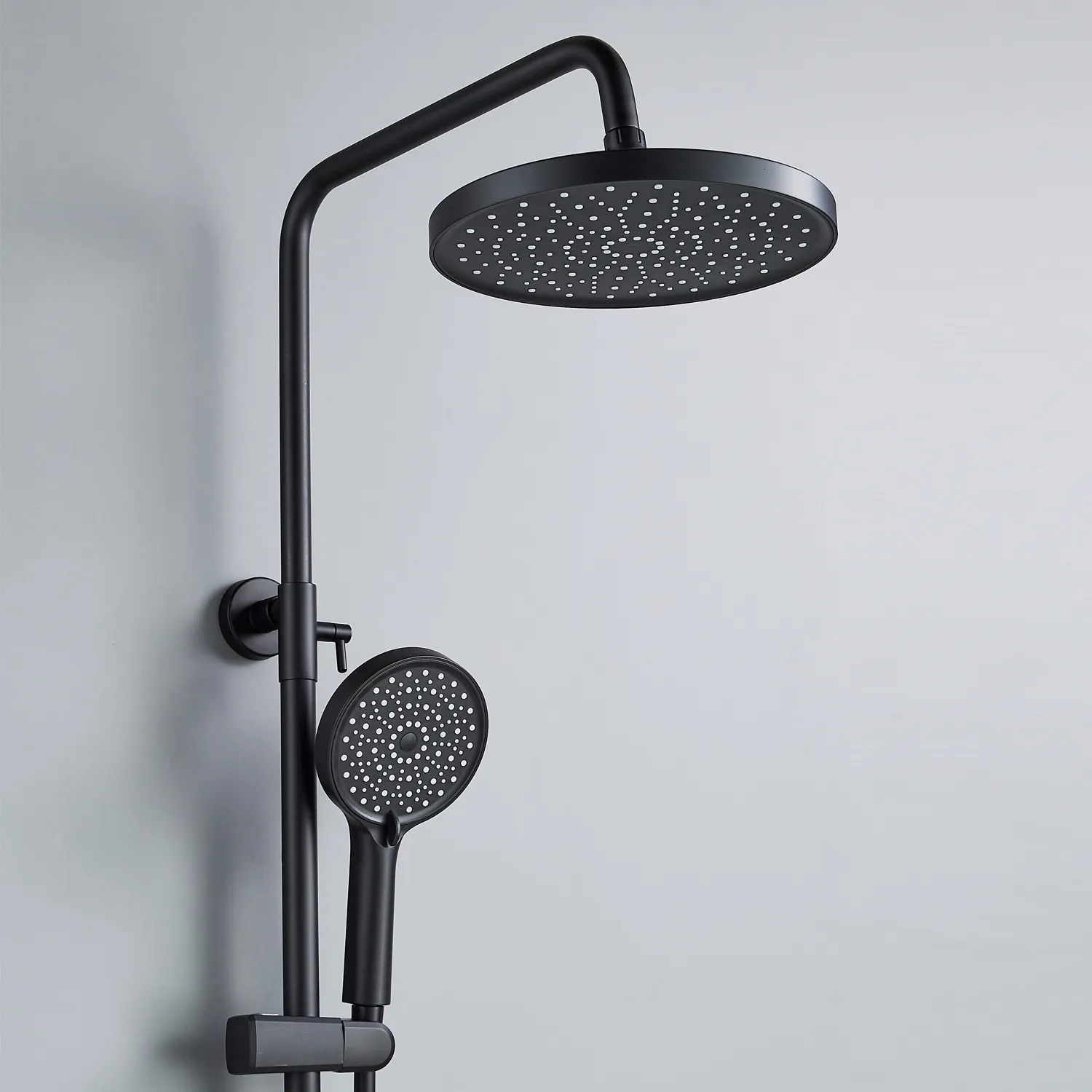 Душевая система Shevanik S4336H, черный