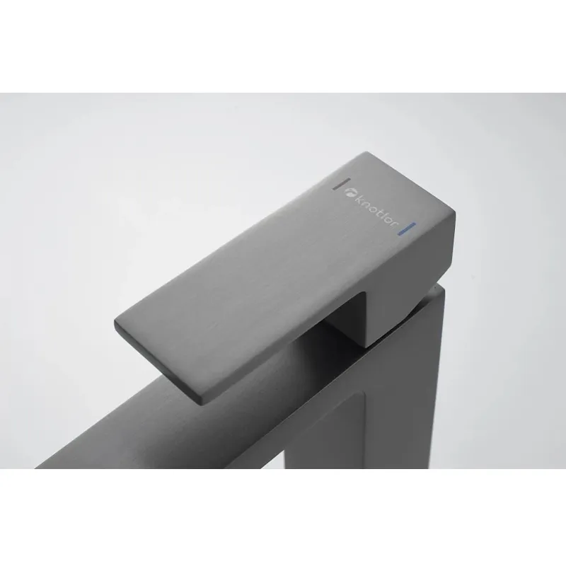 Cмеситель для раковины Knotlor KN-20/GM, оружейная сталь