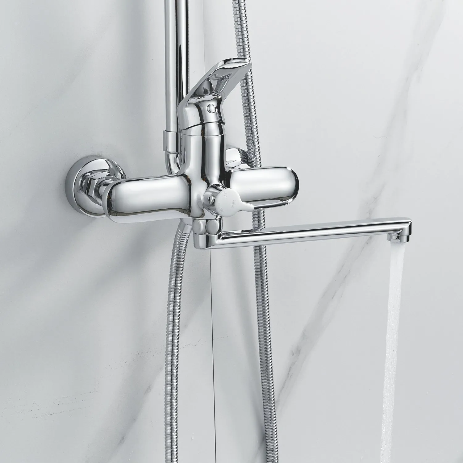 Душевая система Raffine F3685, хром