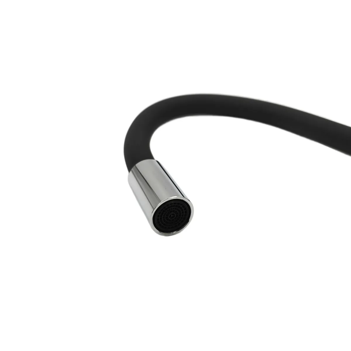 Смеситель для кухни с гибким изливом Maretti Project PC31RGZ32, хром/черный