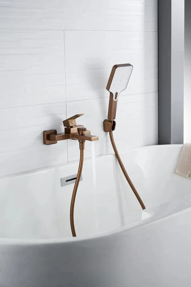 Смеситель для ванны Knotlor KN-22/RB, бронза