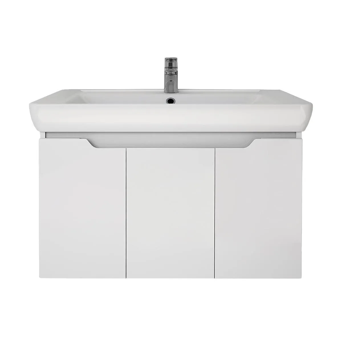 Тумба под раковину подвесная Dreja Q(D) 80 см, белый