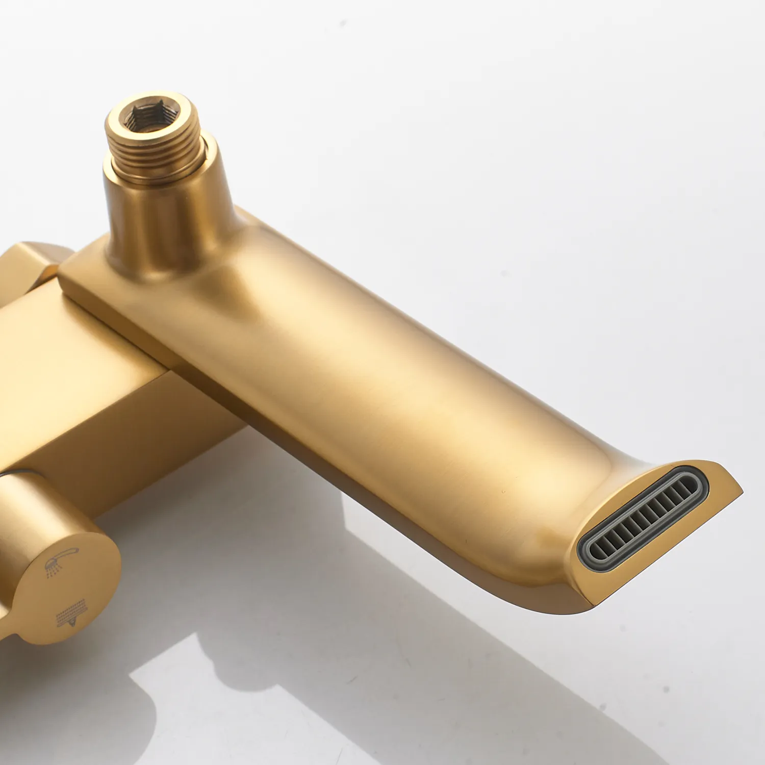 Душевая система Shevanik S4036G, золотой сатин