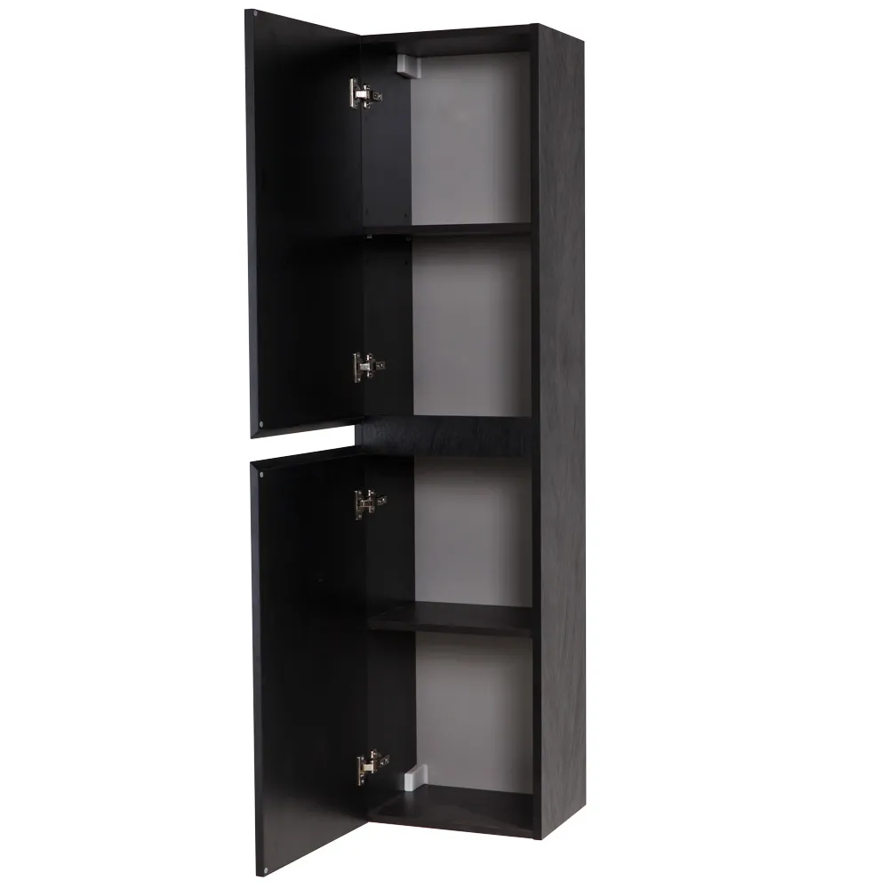 Шкаф подвесной Cezares Molveno 400х300х1600, Nero (MOLVENO-1600-2A-SC-NR)