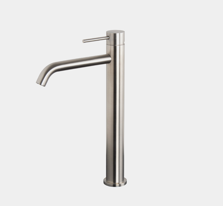 Смеситель для раковины Fima Carlo Frattini Spillo Steel, нержавеющая сталь (F3071/HINOX)