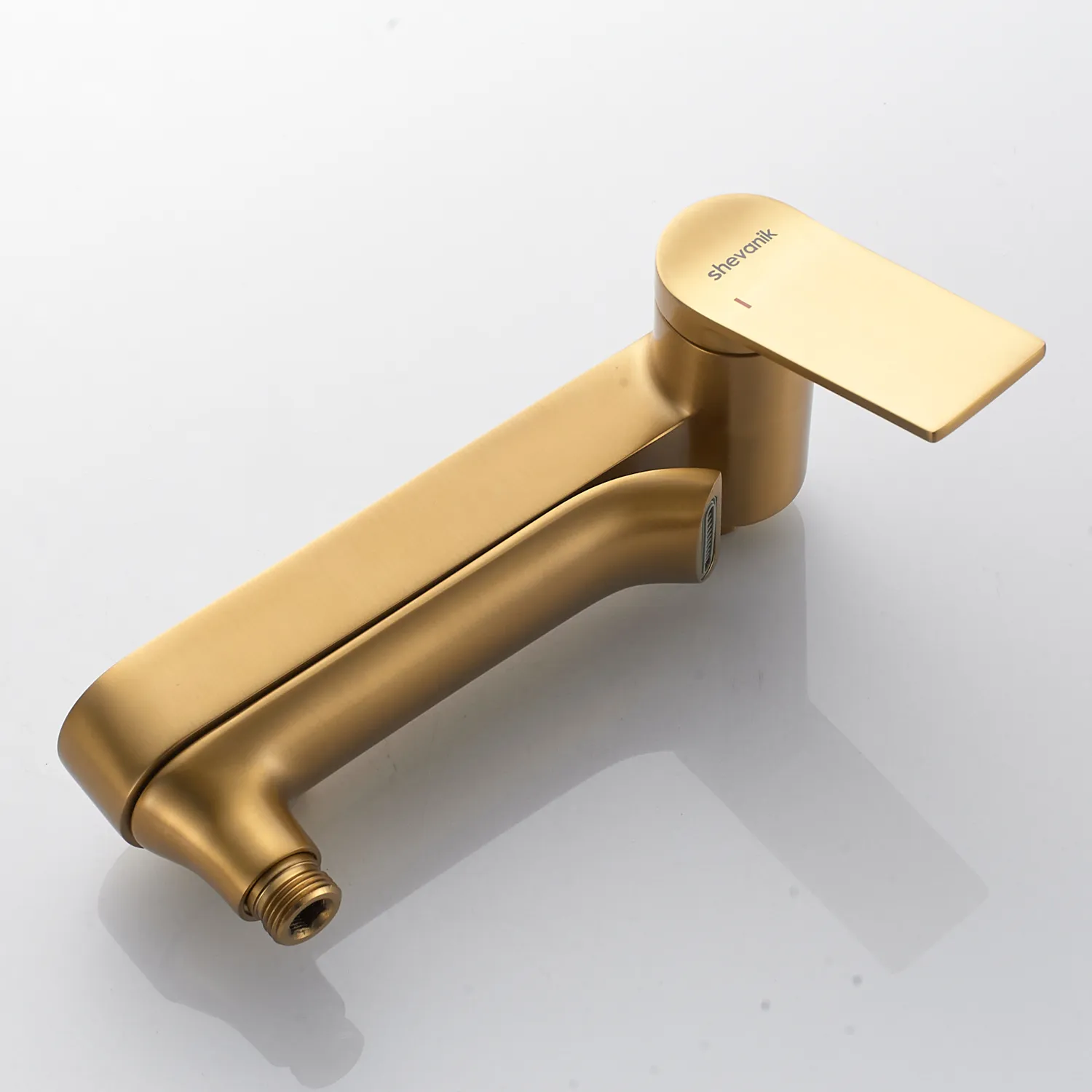 Смеситель для ванны Shevanik S4102G, золотой сатин