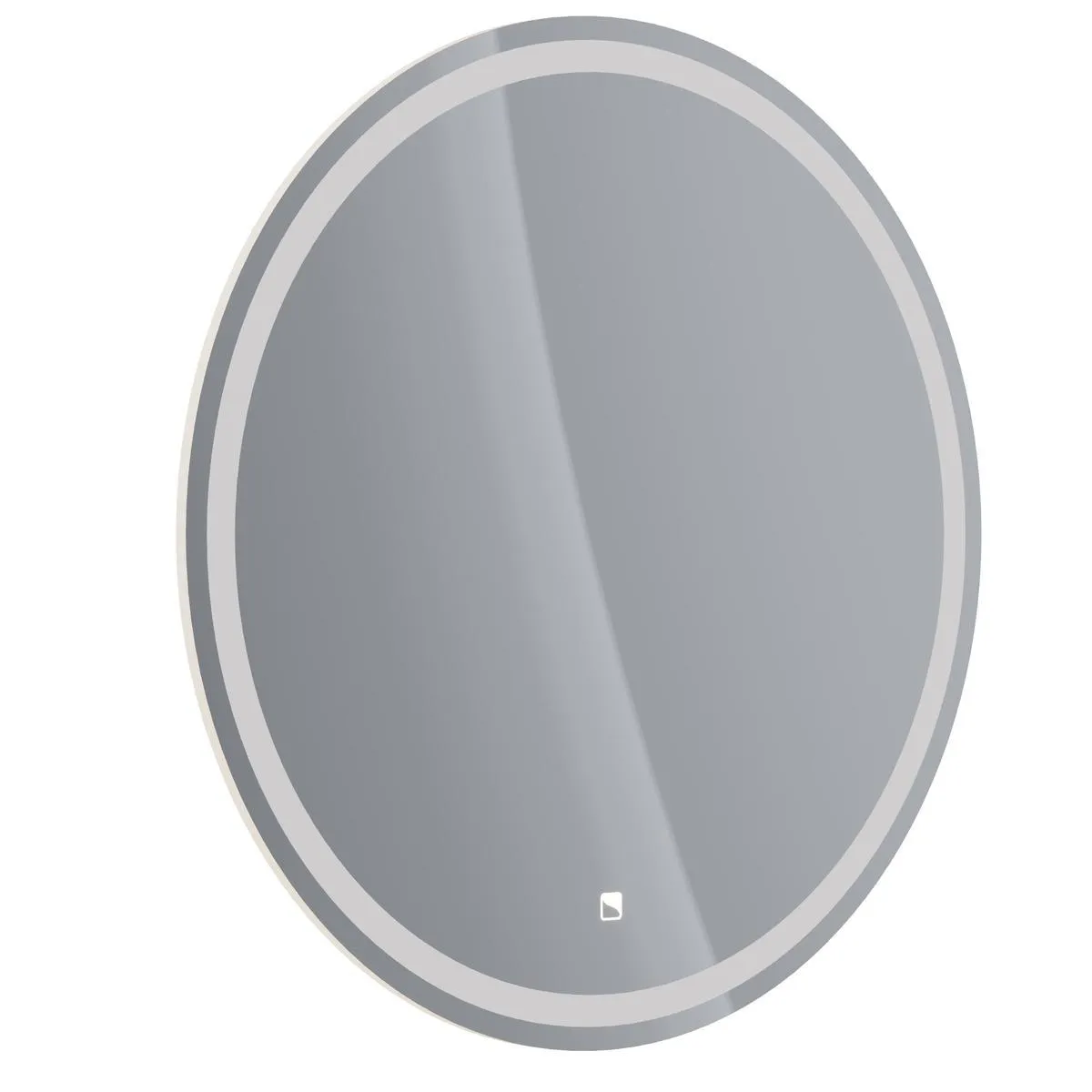 Зеркало Dreja Luno 60x60 см, белый