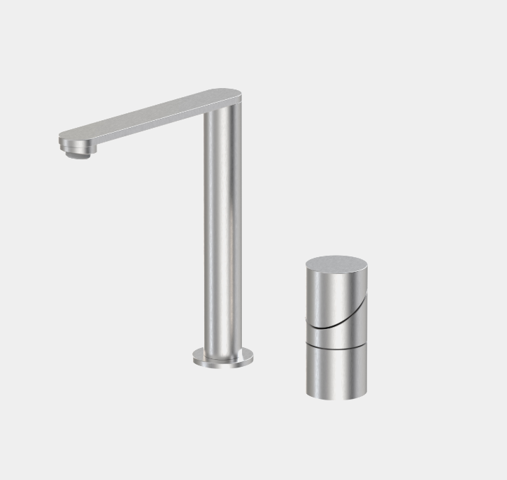 Смеситель для раковины Fima Carlo Frattini Slide, нержавеющая сталь (F5841/HINOX)