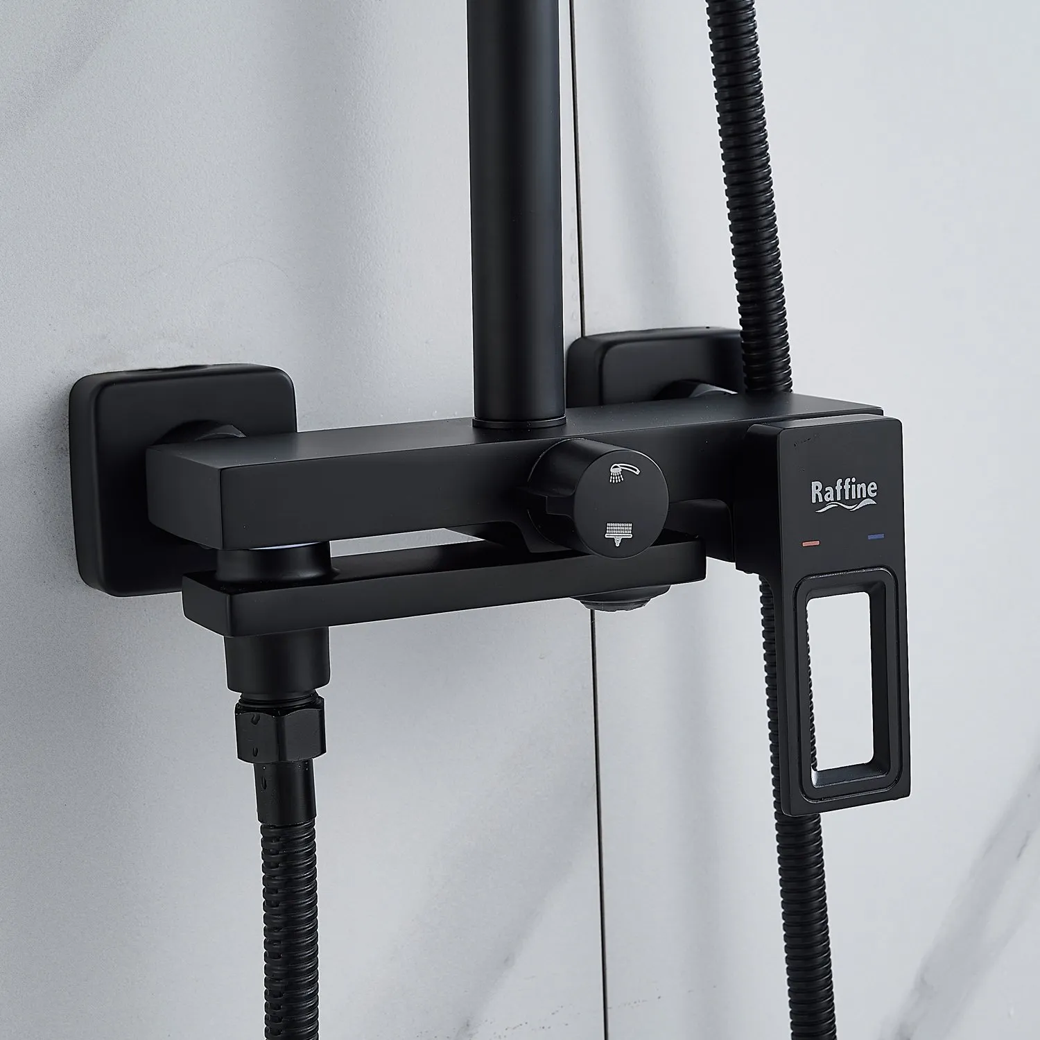 Душевая система Raffine F3696H, черный