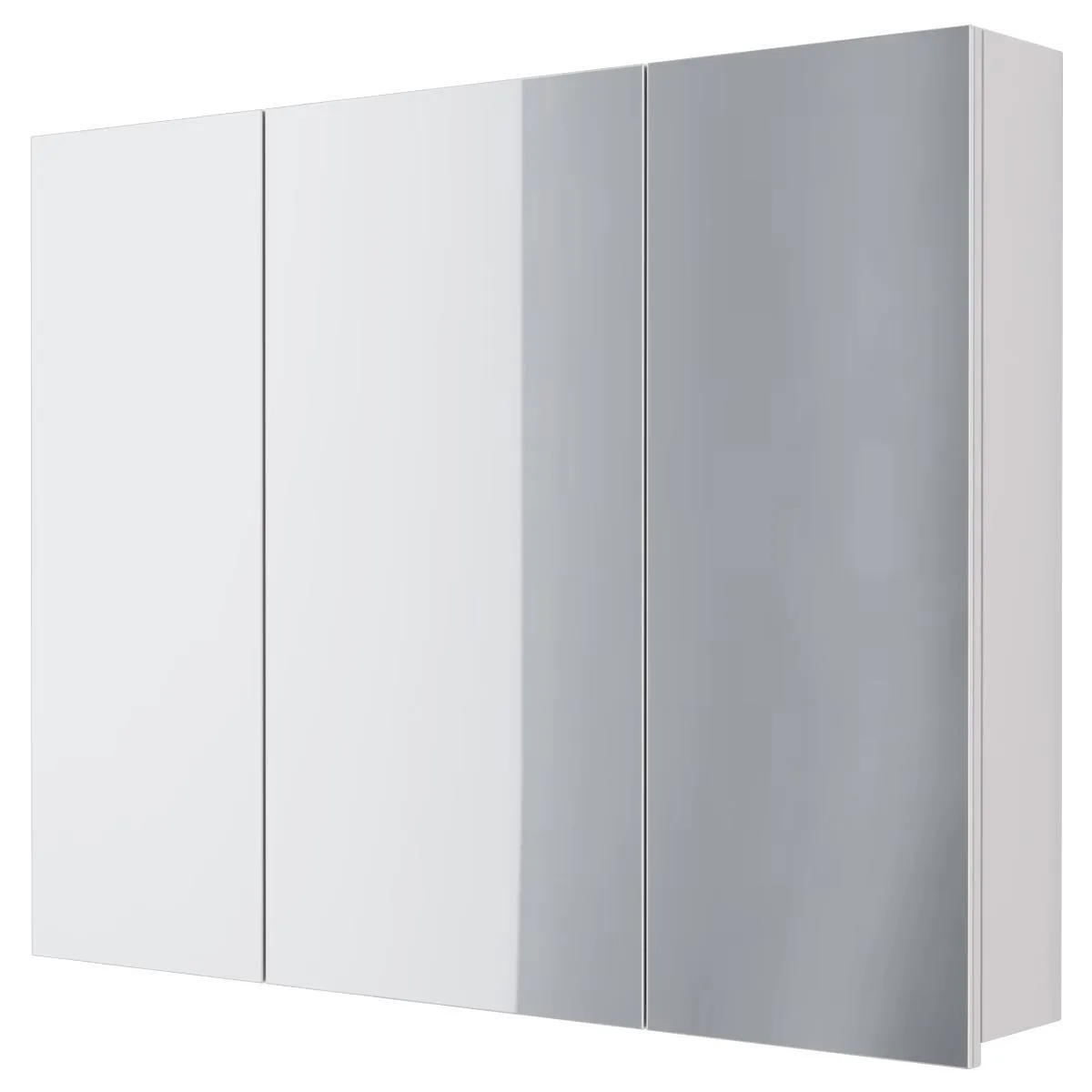 Зеркальный шкаф Dreja Almi 90 см, белый