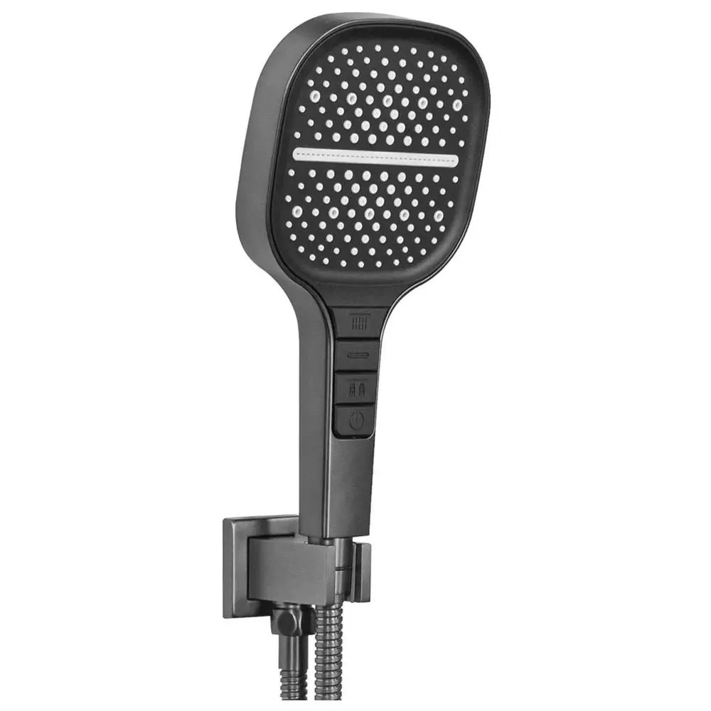 Душевая система встраиваемая (без излива) Hansberge H6070BG, графит