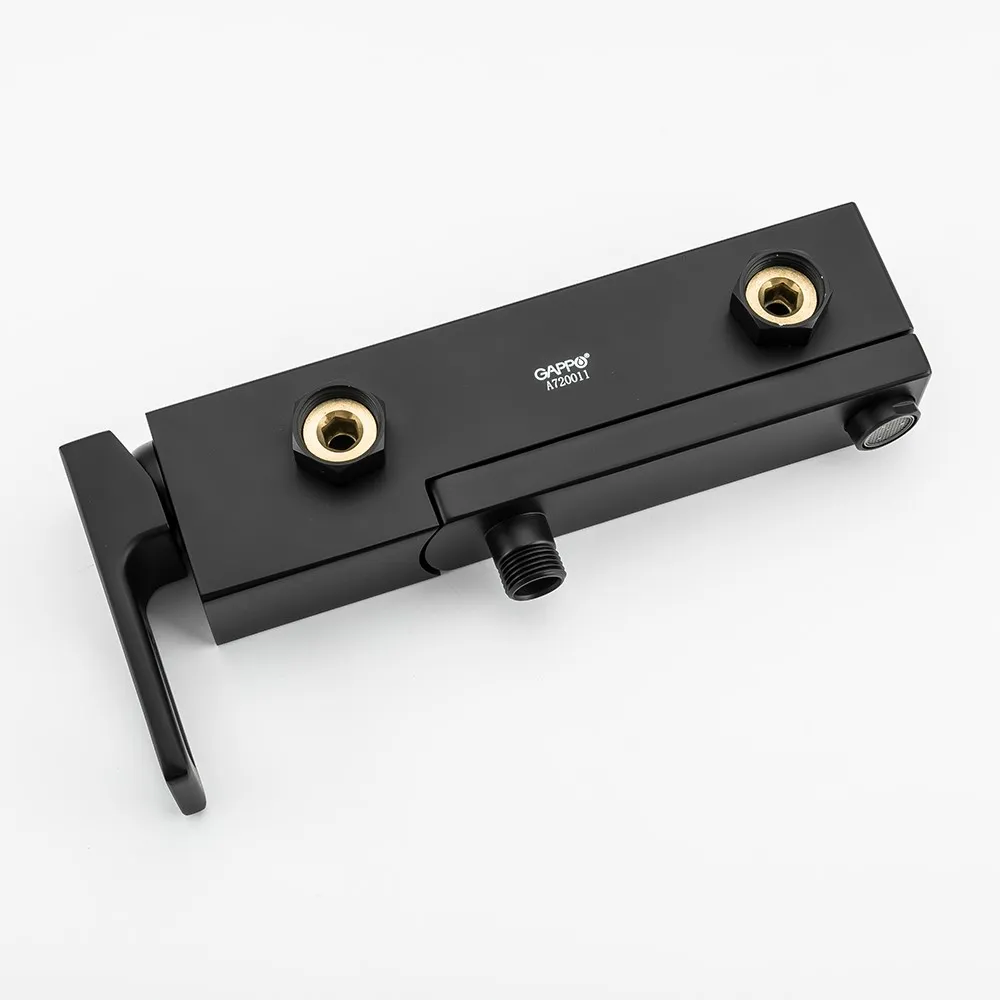 Смеситель для ванны GAPPO G3217-6, черный