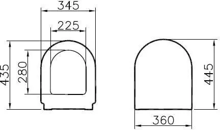 Крышка-сиденье VitrA S50 72-003-309