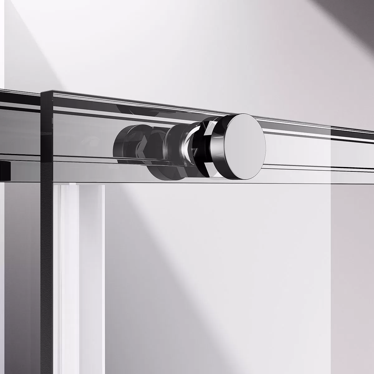 Душевая дверь Vincea Slim-N (VDS-4SN130CL) 1300х1950 мм, хром, стекло прозрачное