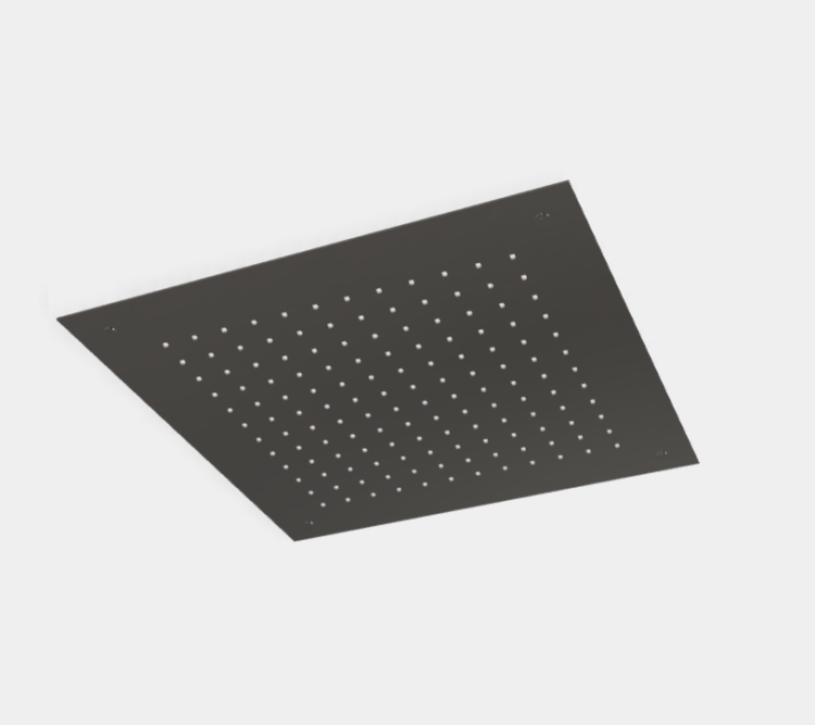 Верхний душ Fima Carlo Frattini Showerhead 500х500, брашированный черный хром (F2425CS)