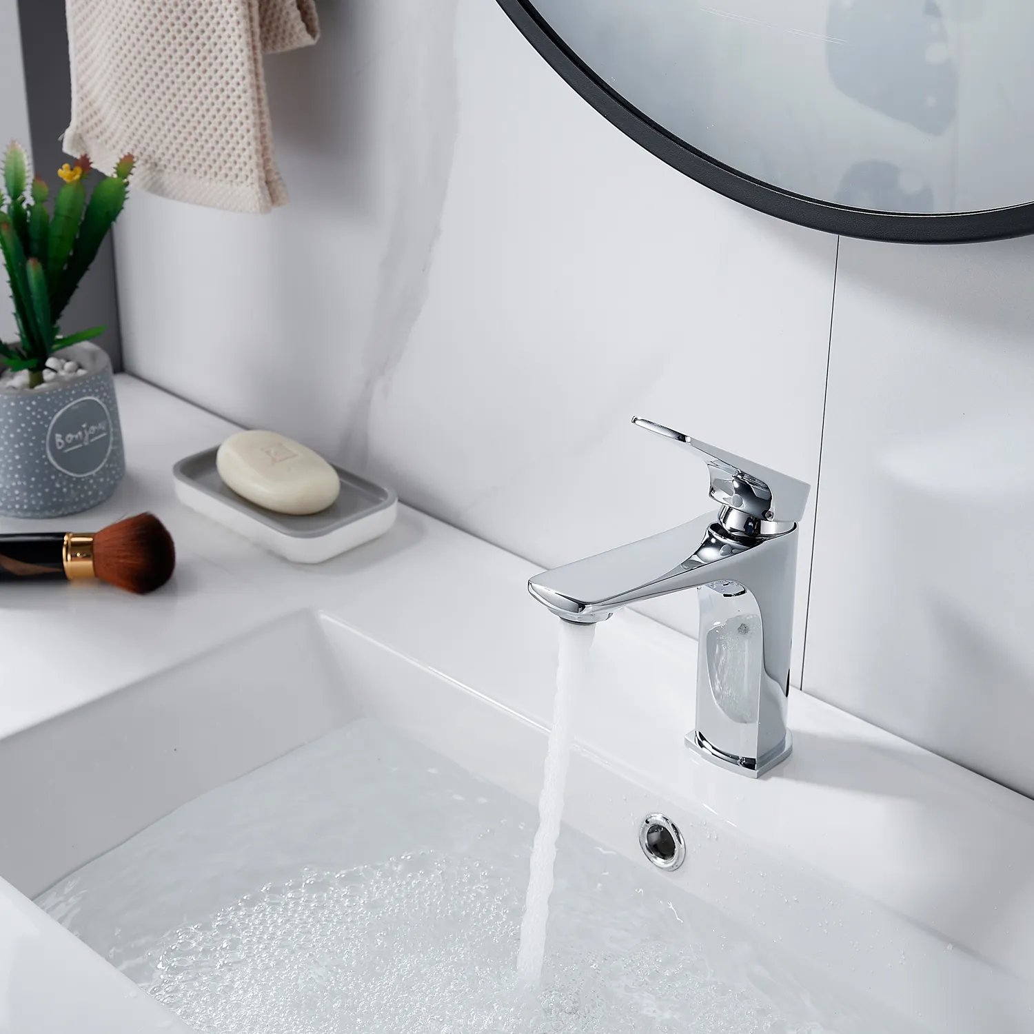 Смеситель для раковины Shevanik S4201, хром