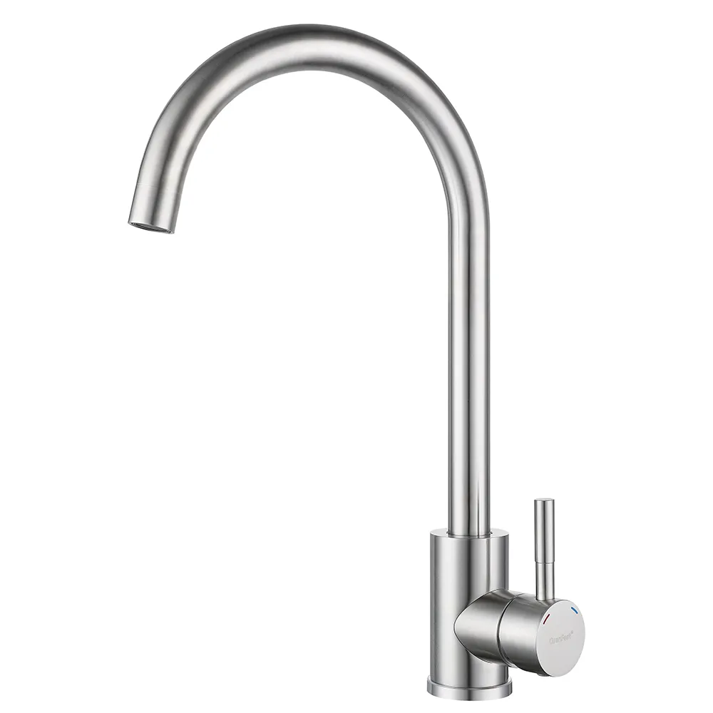 Смеситель для кухни GranFest Z-5410, нержавейка