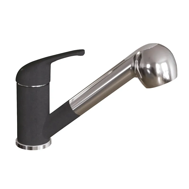 Смеситель для кухни с выдвижным изливом Dr. Gans Соната 319.04L.1223.411, графит