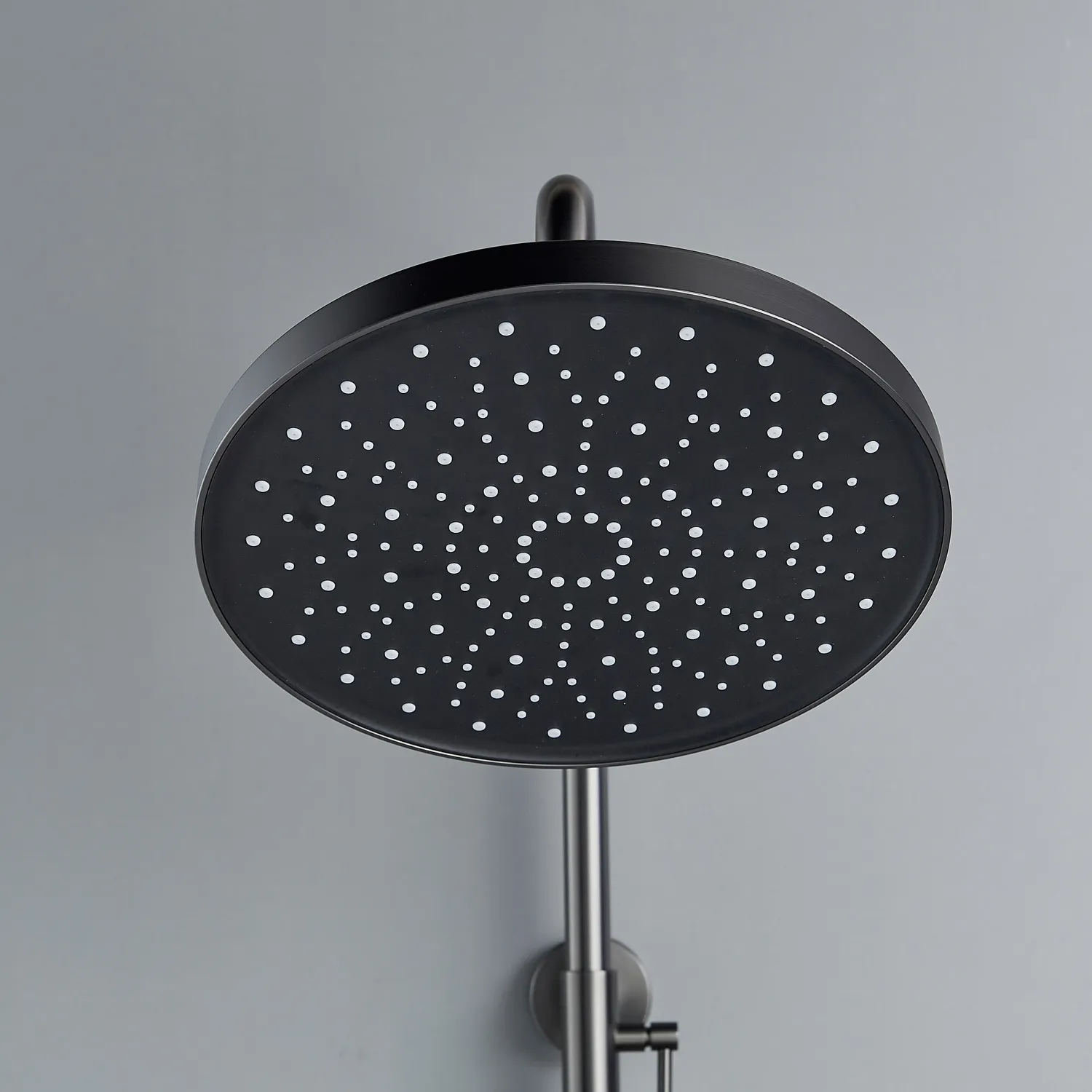 Душевая система Shevanik S4336T, оружейная сталь