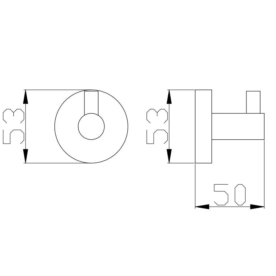 Крючок для ванной комнаты Rav Slezak Colorado COA0100Z, золото